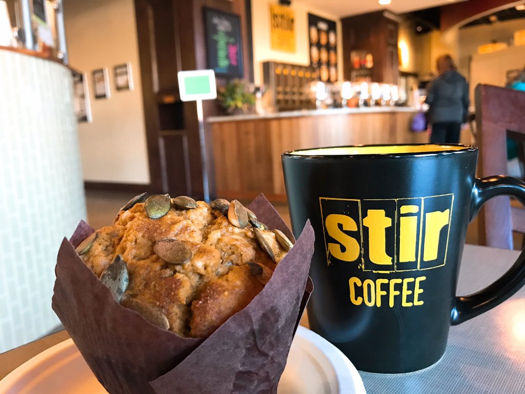 muffin and coffee muffin and coffee